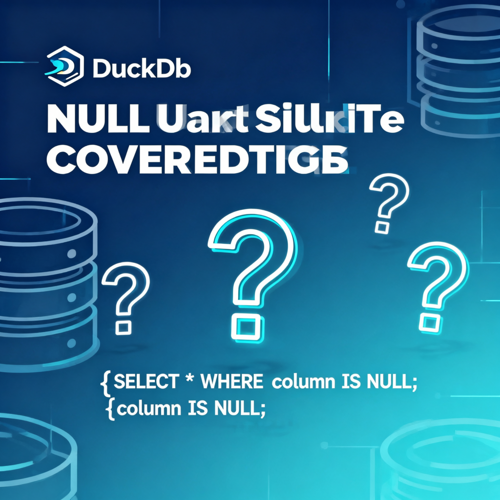 Featured image of post DuckDB NULL处理完全指南：从三值逻辑到性能优化